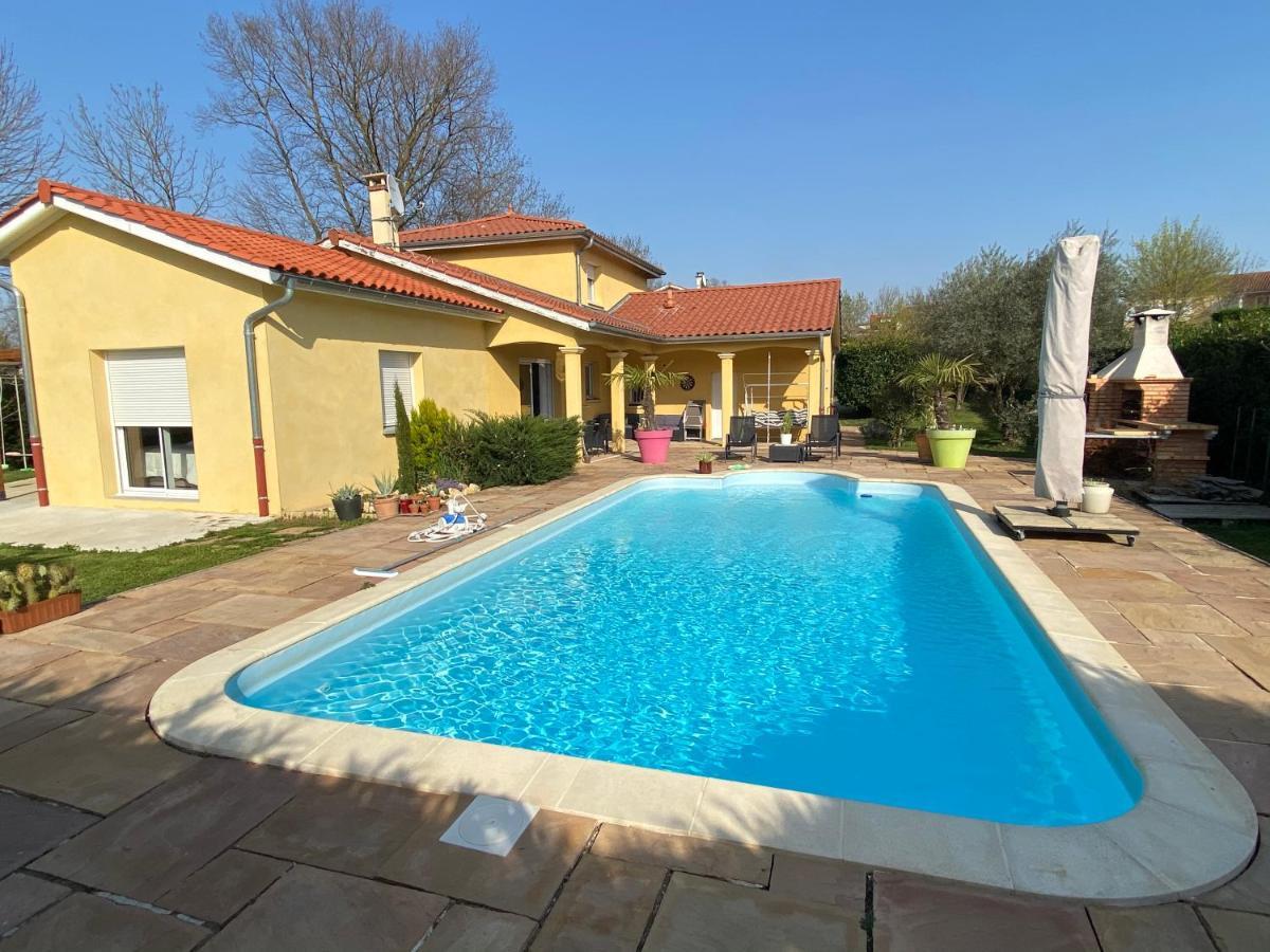 Chambres Dans Villa Avec Piscine Gleize Exterior photo